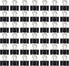 42Pcs Bulldog Clips 25Mm