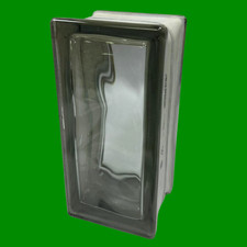Black wavy glass half - black,