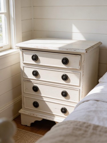 Small 20thc chest drawers - small,