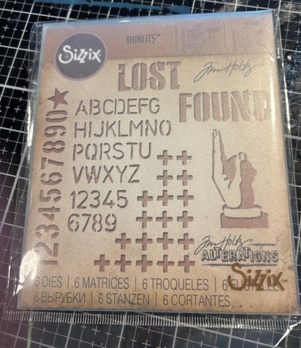 Sizzix thinlets tim holtz - thinlets,