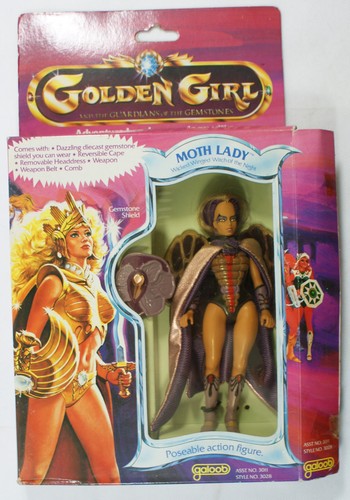 Golden girl moth lady - golden,