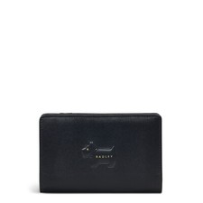 Radley Purse Black Medium Bifold Smooth Leather Puffy Womens RRP £79