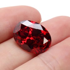 High Quality 13.89CT BLOOD RED RUBY UNHEATED 12X16MM OVAL CUT AA LOOSE GEMSTONE