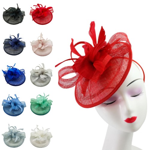Flower feather hair - feather, hat