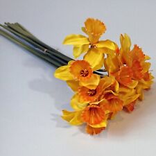 12 x Artificial Daffodil Flower Stems