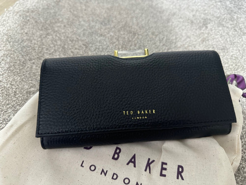 Ted baker bitaas black leather - black,