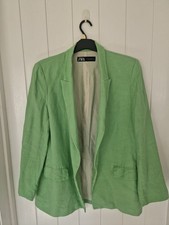 Zara Women's Green Linen