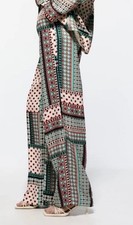 Zara patchwork printed - , wide