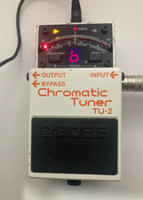 Boss TU-2 Chromatic Stage Tuner Guitar Bass Effect Pedal Tested Working from JP