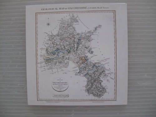Geological map oxfordshire - map, of