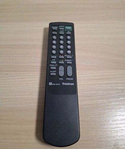Sony trinitron 870 - sony, rm-870