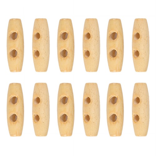 Wooden toggle buttons 30mm - buttons,