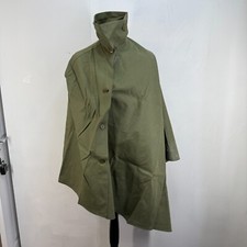 Vintage Strauss & Sons British Army Poncho Dated 1956 Canvas Military Waterproof