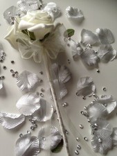 FLOWER GIRL IVORY WAND WEDDING
