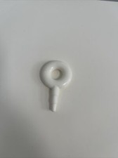 IKEA Index replacement part white curtain pole rail rod ends filials -plastic