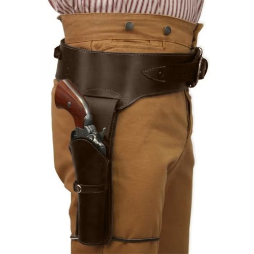Western cowboy leather gun - cowboy,