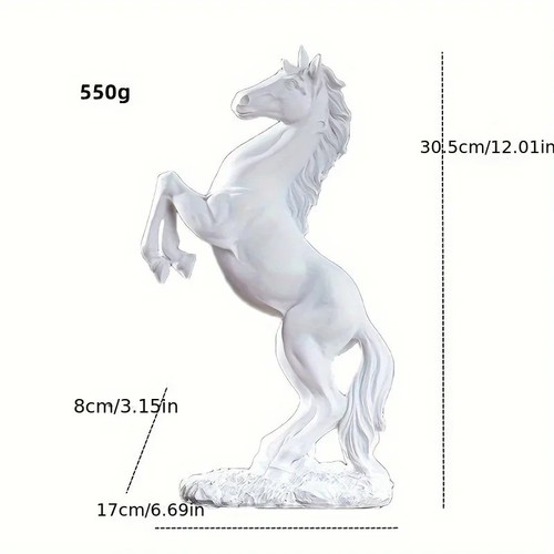 Standing horse statue - standing,