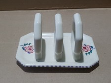 Vintage Poole Pottery Toast Rack 6.5cm High 12.5cm Wide (P1.13)