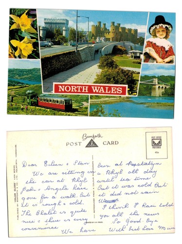 Vintage postcard multi view - postcard, multi-view