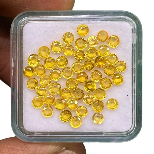 Pcs natural yellow sapphire - yellow,