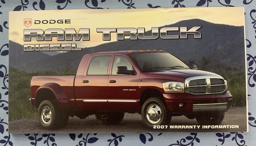 2007 dodge ram diesel warranty - dodge,