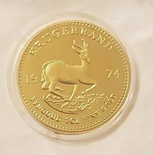 1974 Gold Plated 1oz 24K