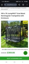 Jumpro Excel trampoline 10ft x