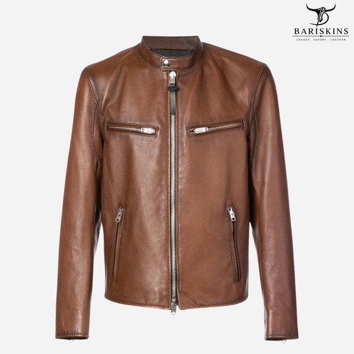 Men lambskin leather cafe - men,