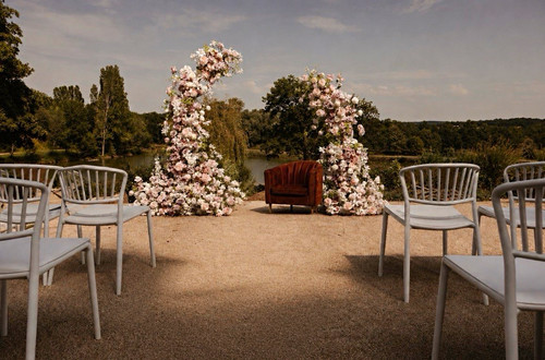 Wedding floral arch backdrop - wedding,