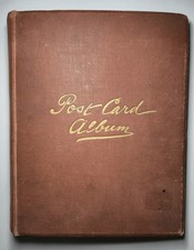Antique Postcard Album Textile