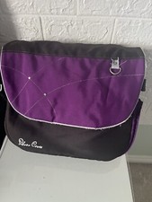 Silver cross Purple Wayfarer Or Pioneer Changing Bag Good, Good Condition