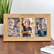 Personalised Wooden Triple