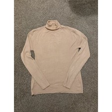 Primark Womens Beige Turtle Neck Top Size Medium M