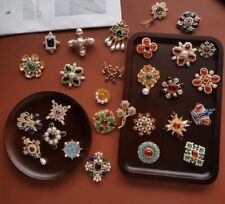 Brooch Pin l Costume Jewellery Special price fast delivery Crystal Enamel alloy