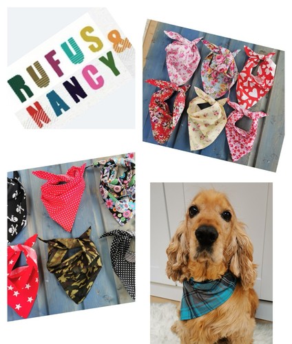 Handmade tie dog bandana - tie,