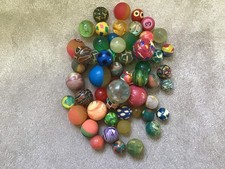 55 vintage bouncy and rubber sensory balls bundle 