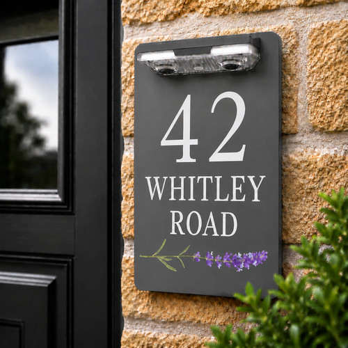 House number plaques - number,