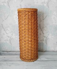 Wicker Umbrella Walking Cane Stick Holder Storage 60cm