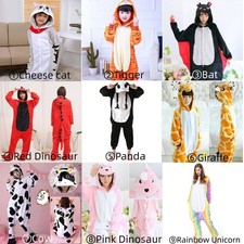 Cosy Unisex Girls Boys Kids Animal Onepiece Pyjamas Sleepwear Outfit Gifts XMAS