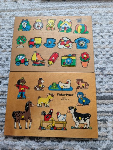 Vintage wooden peg puzzle - peg, job