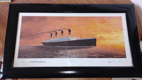 Titanic last sunset print by - last,