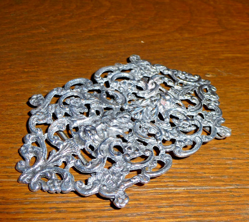 Antique silver green man - antique,