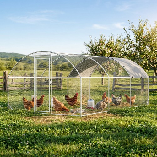 Pawhut walk chicken run - walk-in,