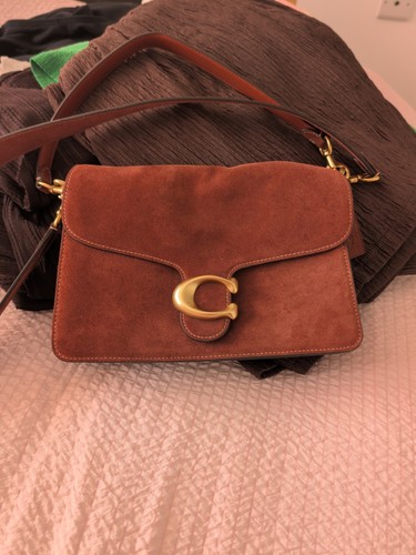 Coach tabby suede bag clay - clay,