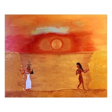 Sunset Dancers | Acrylic on