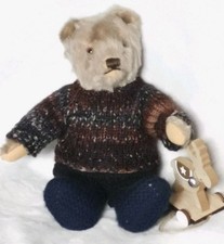 Hand knitted teddy bear