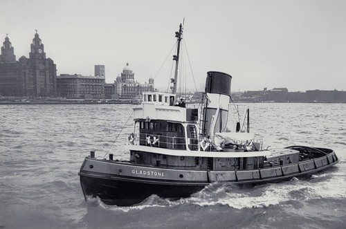 Vintage 1960 tugboat gladstone - vintage,