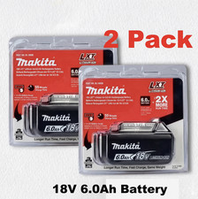 2 x Makita BL1860B-2 18V LXT