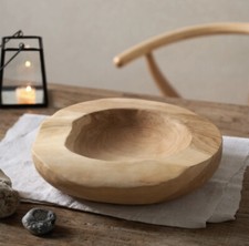 The White Company Teak Root Bowl