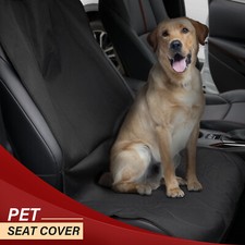 Car Seat Cover, Passenger Rear Seat Protector Mat for Small & Medium Dogs Black,